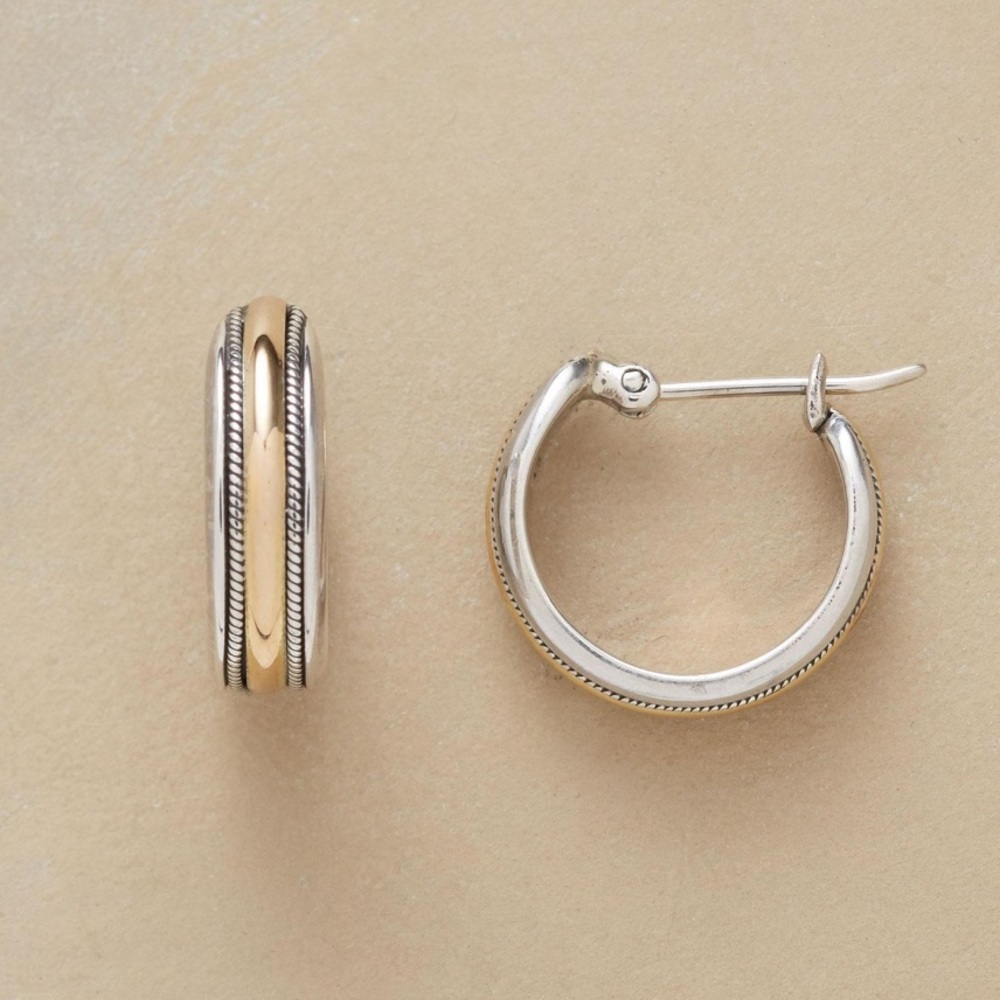 Handmade Bandeau Hoops by Sundance NWT